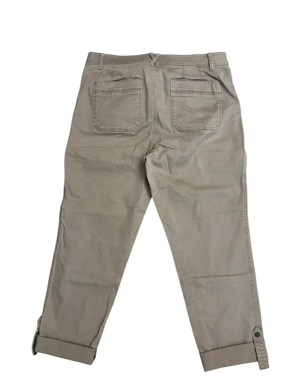 Democracy Ab Solution Portobello High Rise Roll Cuff Cargo Utility Pant Size 14